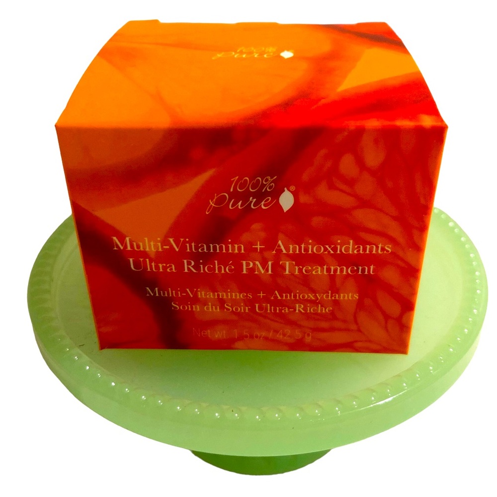 100 % Pure Multi Vitamin Antioxidant Ultra Rich PM Night Cream Natural Vegan C